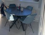 Complete eetkamerset, Huis en Inrichting, Tafels | Eettafels, Ophalen, Overige materialen, Rond, Zo goed als nieuw