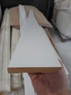 Mdf plinten wit gelakt 9016, Doe-het-zelf en Verbouw, Ophalen, Zo goed als nieuw, Mdf, 200 tot 250 cm