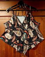 mooie vintage look punten top paisley print 48/50, Ophalen of Verzenden, Nieuw, Shirt of Top