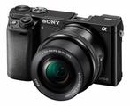 Sony A6000 zwart + 16-50mm F3.5-5.6 OSS PZ, Audio, Tv en Foto, Fotocamera's Digitaal, Ophalen of Verzenden, Compact, Sony, Zo goed als nieuw