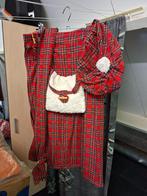 Carnaval pak schotse kilt, Maat 52/54 (L), Carnaval, Ophalen of Verzenden, Kleding
