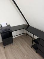 Hoekbureau met bureaustoel. (Ook los van elkaar te koop), Huis en Inrichting, Bureaus, Ophalen, Gebruikt, Bureau