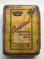 Cocktail American Golden shag tabak blik, Overige merken, Gebruikt, Overige, Ophalen of Verzenden