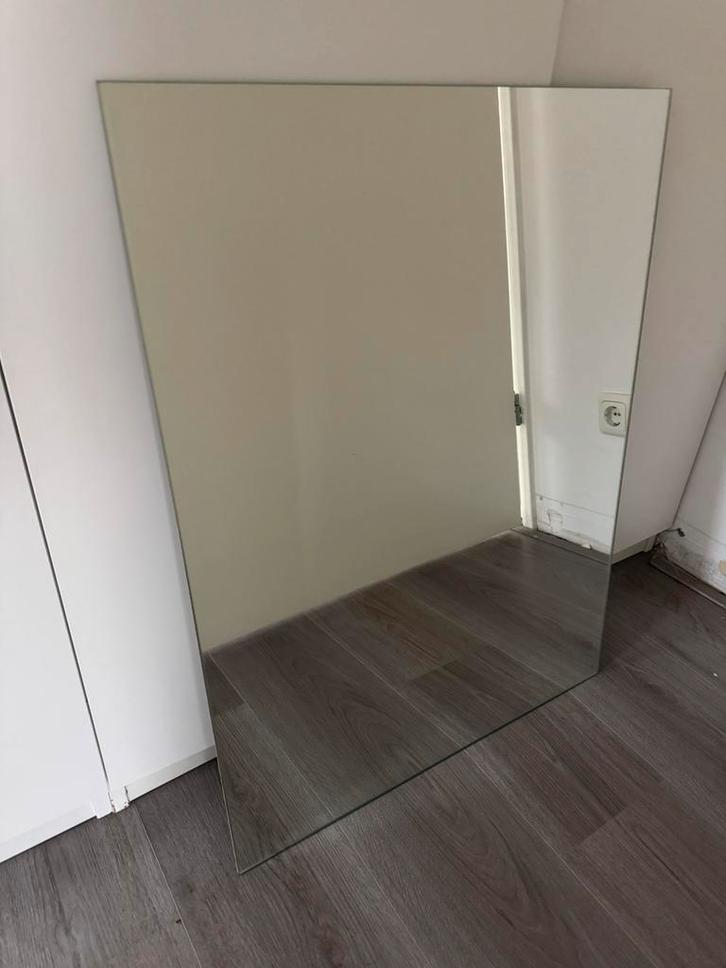 Ikea Auli schuifdeurpanelen spiegel, Huis en Inrichting, Kasten | Kledingkasten, Zo goed als nieuw, Minder dan 100 cm, 50 tot 100 cm