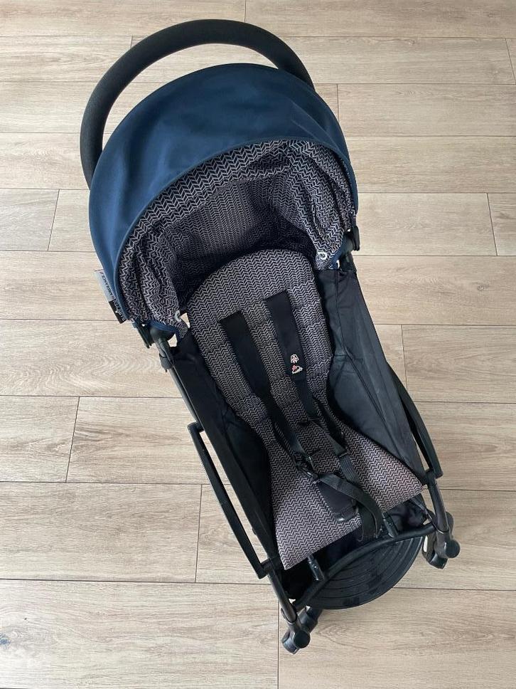 Babyzen Yoyo buggy 6+ air France, Kinderen en Baby's, Buggy's, Gebruikt, Overige merken, Regenhoes, Verstelbare rugleuning, Zonnekap