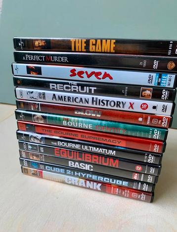 Allerlei dvd’s, 13st: actiefilms, thrillers en klassiekers. beschikbaar voor biedingen
