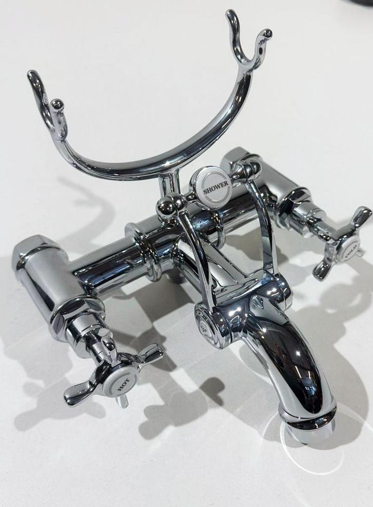 HANSGROHE AXOR MONTREUX BADMENGKRAAN CHROOM -gebruikt, Doe-het-zelf en Verbouw, Sanitair, Gebruikt, Kraan, Chroom, Ophalen of Verzenden