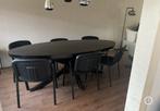 6 zwarte eettafelstoelen (Zen Lifestyle), Huis en Inrichting, Ophalen, Zo goed als nieuw, Vijf, Zes of meer stoelen, Zwart