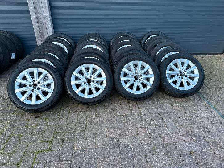 Mercedes A Klasse Wielen Sets - 5x112, Auto-onderdelen, Banden en Velgen, Banden en Velgen, Winterbanden, 16 inch, 205 mm, Gebruikt