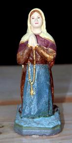 Mooie antiek Sint-Bernadette beeld hoogte 15 cm., Antiek en Kunst, Antiek | Religie, Verzenden