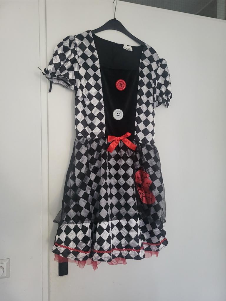 Harlekijn Kostuum - Maat L, Carnaval, PENTONE CREATIONS, Maat 42/44 (L), Ophalen of Verzenden