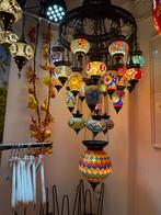 Turkse kroonluchter, Ophalen, Zo goed als nieuw, Glas, Kleurrijk