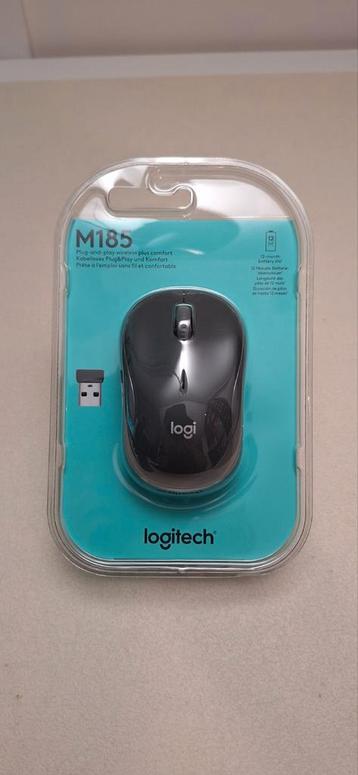 Logitech M185 Draadloze Muis - Nieuw! beschikbaar voor biedingen