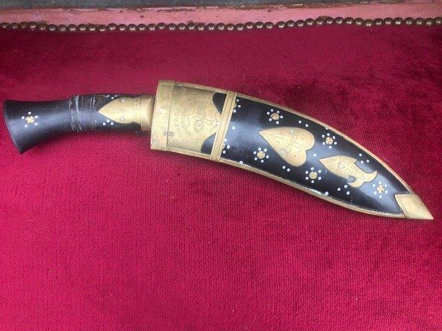 fraaie oude kukri/ dolk, Gurkha's, Nepal, Verzamelen, Militaria | Algemeen, Overige soorten, Mes of Dolk, Azië, Ophalen of Verzenden