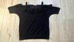 Studio Anneloes Paige Ruffle top M, Studio Anneloes, Zwart, Zo goed als nieuw, Korte mouw