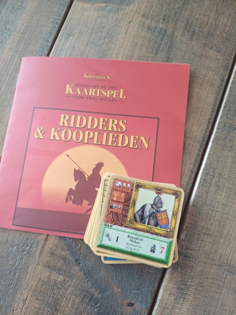 Kolonisten van Catan: Ridders & Kooplieden Kaartspel, Kolonisten, Een of twee spelers, Ophalen of Verzenden, Zo goed als nieuw