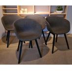 4 of 6 stuks eetkamerstoelen HAY AAC23, Ophalen, Hout, Gebruikt, Zwart