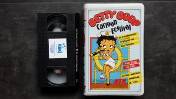 VHS - Betty Boop Cartoon Festival - Video Band Tekenfilm beschikbaar voor biedingen