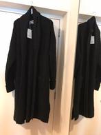 Zuss bouclé dik winter vest maat L nieuw, Verzenden, Zwart, Maat 42/44 (L), Nieuw