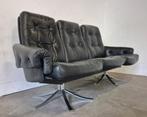 Jaren 70 space age lederen bank, Ophalen, Gebruikt, Onbekend, Tweepersoons