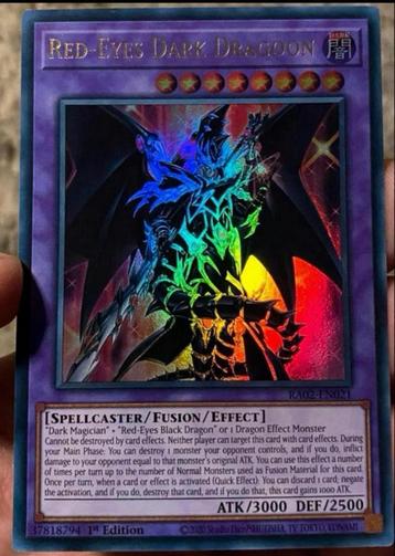 Yu-Gi-Oh! Red Eyes Dark Dragoon RA02 1st Ed M/NM ! beschikbaar voor biedingen