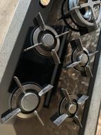 Gas kookplaat met wokbrander, Witgoed en Apparatuur, Kookplaten, Ophalen, Zo goed als nieuw, Inbouw, Gas