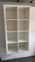 Kallax kast muurmontage, met bakken., Ophalen, Gebruikt, 25 tot 50 cm, Minder dan 100 cm