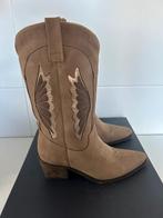 Sacha cowboylaarzen western cowboy boots maat 39 leer, Kleding | Dames, Ophalen of Verzenden, Zo goed als nieuw, Zwart, Hoge laarzen