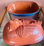 Leuke Italiaanse Romertopf met kippen deksel, Huis en Inrichting, Keuken | Potten en Pannen, Ophalen of Verzenden, Nieuw, Overige materialen