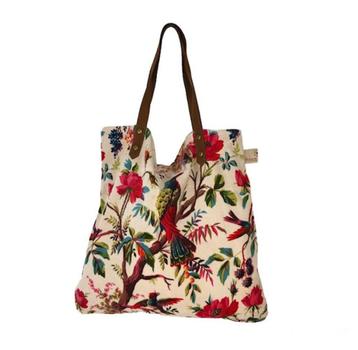 Vrolijke ecru shopper tas Paradise L leuk kado verjaardag beschikbaar voor biedingen