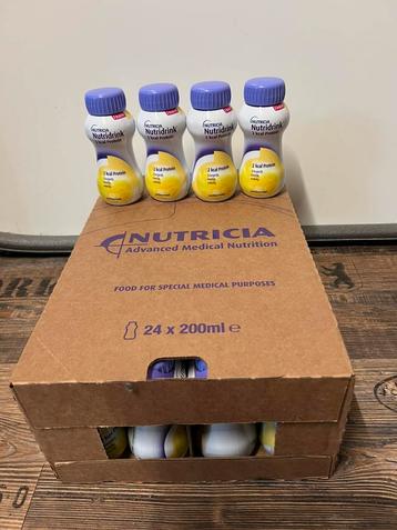 24x Nutridrink vanille 400 kcal 20.2 proteine sport aankomen beschikbaar voor biedingen