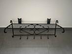 Vintage Metalen Kapstok met Hoedenplank, Huis en Inrichting, Woonaccessoires | Kapstokken, Wandkapstok, Gebruikt, Ophalen of Verzenden