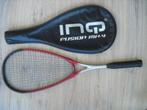 Squashracket INQ met hoes in prima staat, Ophalen of Verzenden, Gebruikt, Racket, Met hoes