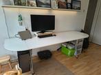 Verstelbaar Groot bureau 160-240x80, Huis en Inrichting, Ophalen, In hoogte verstelbaar, Bureau