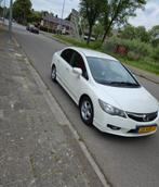 Honda Civic 1.3 Vtec Hybrid 4DR C-tr. 2010 Wit apk 27-03-26, Auto's, Honda, 65 €/maand, Stof, Zwart, Wit