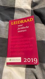 Leidraad voor juridische auteurs, Ophalen of Verzenden, Zo goed als nieuw