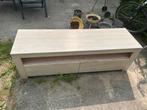 Gratis: White washed tv kastje, Ophalen, Gebruikt, Minder dan 150 cm, Minder dan 100 cm