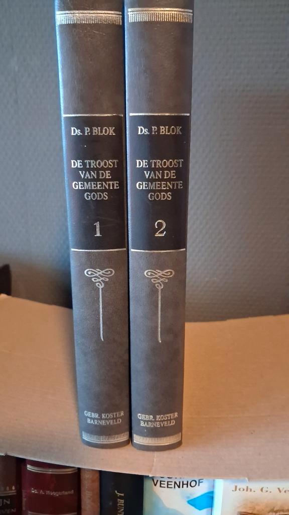 Ds. P. Blok - De Troost van de Gemeente Gods (2 delen), Boeken, Godsdienst en Theologie, Ophalen of Verzenden