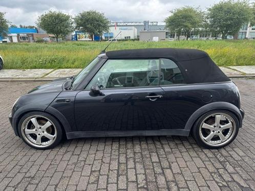Mini 1.6 16V Cooper Cabrio 2007 Zwart, Auto's, Mini, Particulier, Te koop, Cabrio, ABS, Airbags, Airconditioning, Boordcomputer