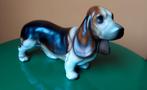 Vintage beeldje beeld Basset Hound hond, Ophalen of Verzenden, Zo goed als nieuw, Dier