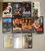 Collectie VHS (10x), actie en comedy in prima staat, Cd's en Dvd's, VHS | Film, Actie en Avontuur, Ophalen of Verzenden