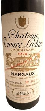 RODE WIJN MARGAUX PRIEURÉ LICHINE 1976, Verzamelen, Wijnen, Ophalen, Frankrijk, Rode wijn