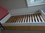 Bed 90x200cm met opberglades, Ophalen, Gebruikt, 90 cm, Eenpersoons