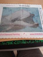 Daimond painting schilderij dolfijn, Hobby en Vrije tijd, Ophalen of Verzenden, Zo goed als nieuw, Knutselwerk