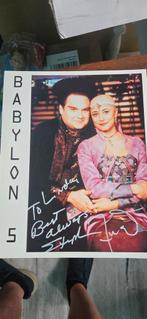 Babylon 5 Gesigneerde Foto, Ophalen of Verzenden, Gebruikt, Tv, Foto of Kaart
