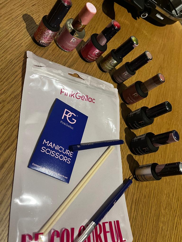 Pink gellac, Sieraden, Tassen en Uiterlijk, Uiterlijk | Cosmetica en Make-up, Zo goed als nieuw, Make-up, Handen en Nagels, Overige kleuren