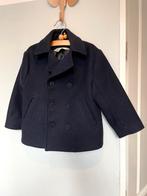 Donkerblauwe wollen jas, merino en kasjmier wol maat 98/104, Ophalen of Verzenden, Zo goed als nieuw, H&M, Jas