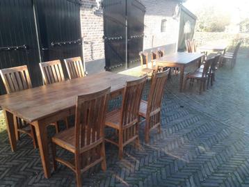 koloniale tafels en stoelen beschikbaar voor biedingen