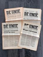 4x De Unie krant | 1940 en 1941, Verzamelen, Ophalen of Verzenden, Nederland