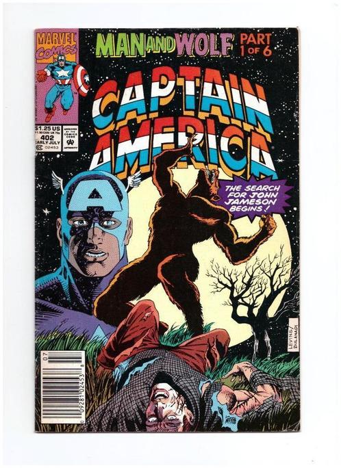Captain America [1968] #402, Boeken, Strips | Comics, Gelezen, Eén comic, Amerika, Ophalen of Verzenden